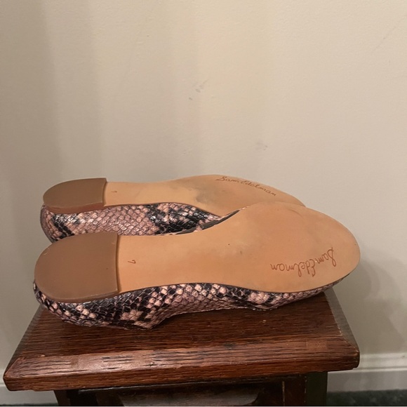 Sam Edelman Snake Print Leather Augusta Ballet Flats - Picture 7 of 7
